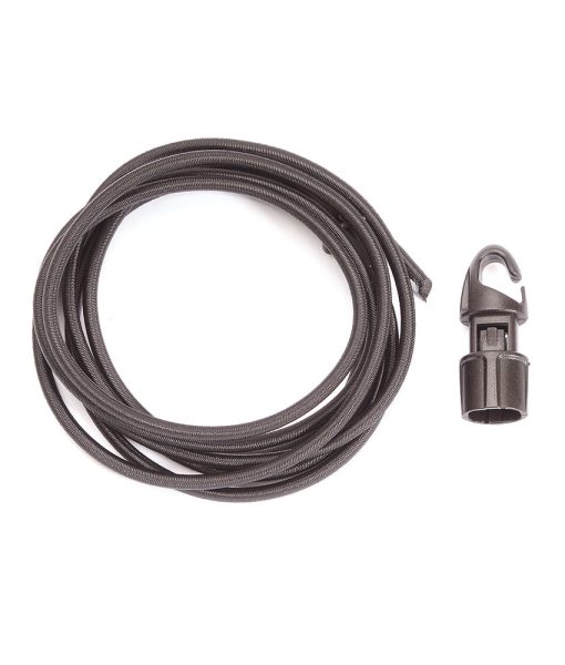 ONE PLANET black shock cord with black hook toggle
